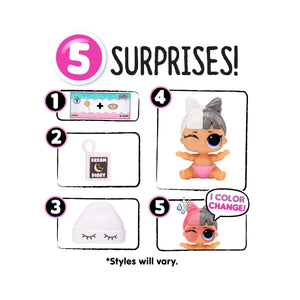 LOL Surprise Glitter Color Change Lil Sis with 5 Surprises - shop.mgae.com