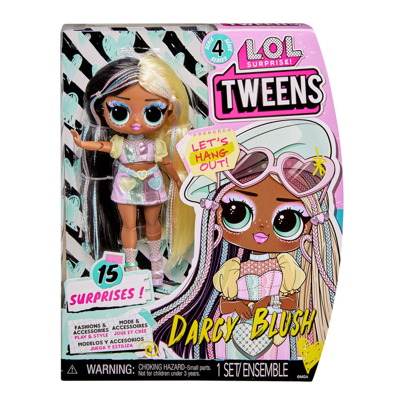 LOL Surprise Tweens Fashion Doll Darcy Blush with 15 Surprises - shop.mgae.com