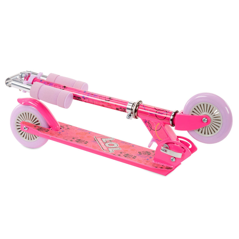 LOL Surprise Folding Kick Scooter Pink/Purple - shop.mgae.com