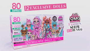 LOL Surprise OMG Fashion Show Mega Runway Playset with 12 Exclusive Dolls - shop.mgae.com