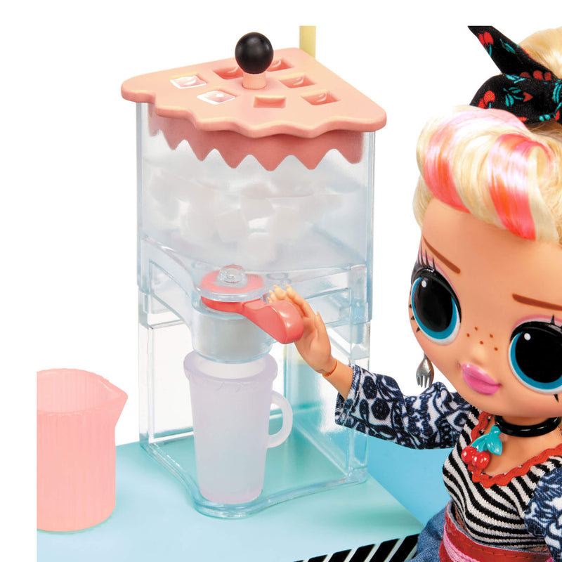 LOL Surprise OMG To-Go Diner Playset with 45+ Surprises and Exclusive Fashion Doll - shop.mgae.com