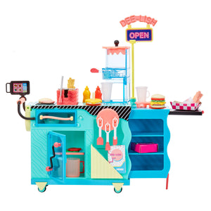 LOL Surprise OMG To-Go Diner Playset with 45+ Surprises and Exclusive Fashion Doll - shop.mgae.com